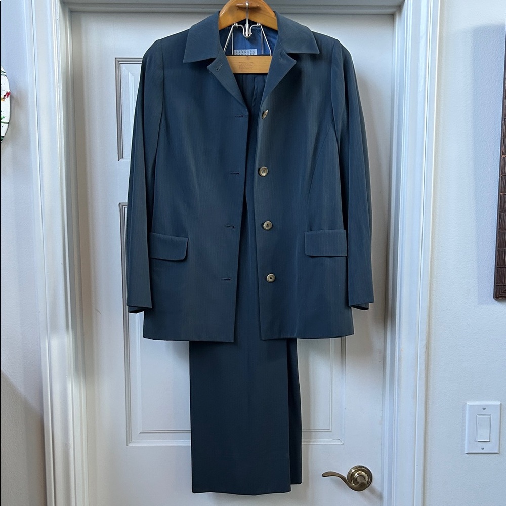 Barneys New York Blue Suit Jacket 1990’s